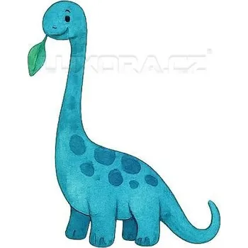 Textilní nažehlovací páska Nažehlovačka Brachiosaurus - 12 x 14 cm
