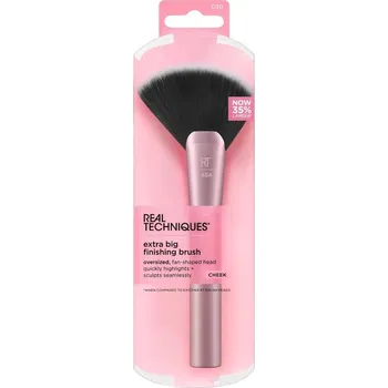 Kosmetická sada Real Techniques Cheek Extra Big Finishing Brush - Kosmetický štětec na pudrový rozjasňovač nebo bronzer 1 ks