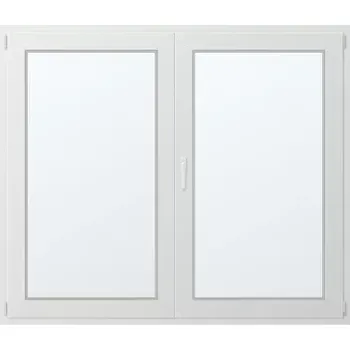 Okno Dvoukřídlé plastové okno pravé 170x140