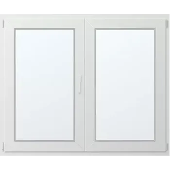 Okno Dvoukřídlé plastové okno levé 130x140