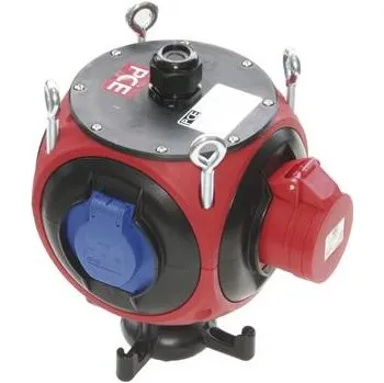 Elektrický konektor PCE závěsný rozdělovač plastový Pegasus 1 x 400 voltů 3 x 230 voltů IP44