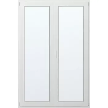 Vchodové dveře Dvoukřídlé plastové balkonové dveře pravé 160x230