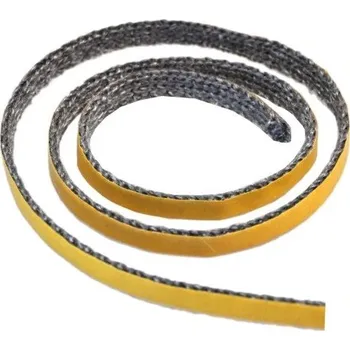 MBS - těsnící šňůra pod sklo 8 x 2 mm, plochá samolepící