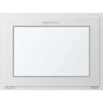 Okno Jednokřídlé plastové sklopné okno 97x85