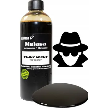 Návnadová surovina Harison Rybářská melasa do krmení TAJNY AGENT mix bylin 500ml feeder