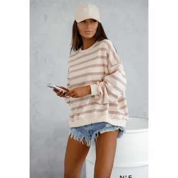 Pánská mikina LaBalancia Mikina Striped světlá Velikost: UNI