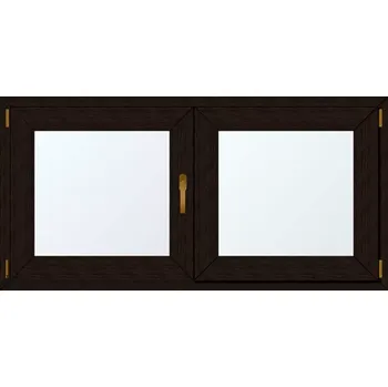 Okno Dvoukřídlé plastové okno levé 150x85