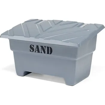 Skladový kontejner Nádoba na posypový materiál, 550 l, šedá