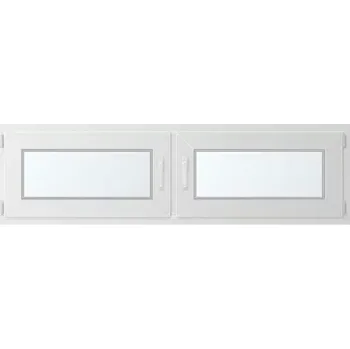 Okno Dvoukřídlé plastové okno se sloupkem 180x60