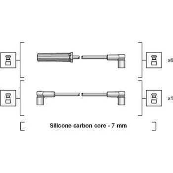 Zapalovací kabel Sada kabelů pro zapalování, 941318111136