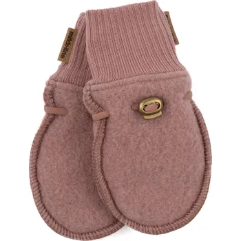 Rukavice Rukavice z merino vlny růžové Burlwood Mikk-Line Velikost: 62/68