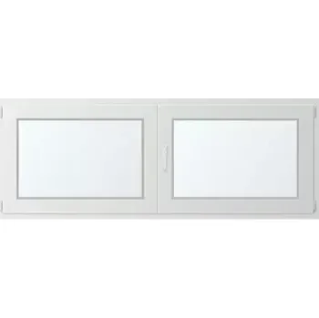 Okno Dvoukřídlé plastové okno pravé 200x80