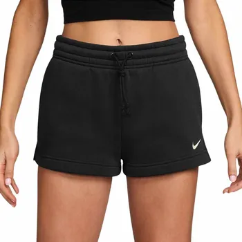 Dámské kraťasy Dámské sportovní kraťasy Nike NSW PHNX FLEECE MR STD SHORT W černé IF2132-010 - XXL | UK 14 | US 15