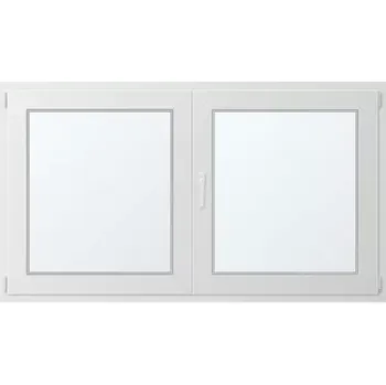 Okno Dvoukřídlé plastové okno pravé 180x110
