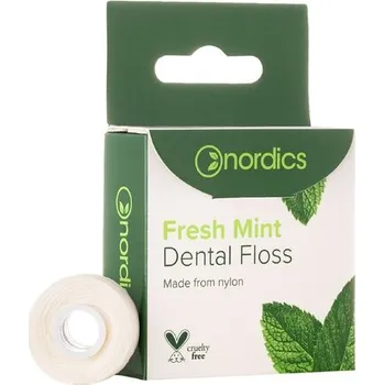 Dentální hygiena Nordics Floss Fresh Mint zubní nit 30 m