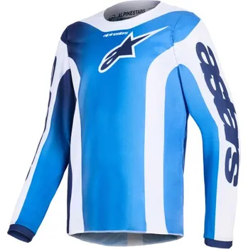 Moto dres Dres FLUID PORTL YOUTH, ALPINESTARS, dětské (modrá/bílá) 2026 (Velikost: M)
