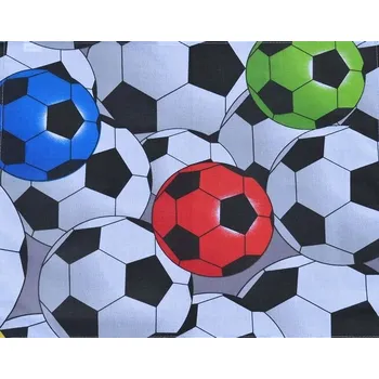 Papírový ubrousek Šatoli.cz Bavlněný ubrousek na svačinu Fotbalové míče