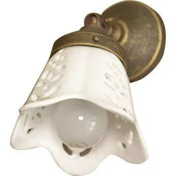 Nástěnné svítidlo Sapho SORENTO svítidlo E14, 40W, 230V, IP21, keramické stínítko, bronz