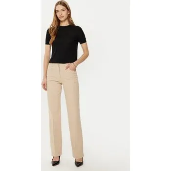 Dámské kalhoty Marciano Guess Kalhoty z materiálu 4BGA02 7173A Béžová Regular Fit 28_34