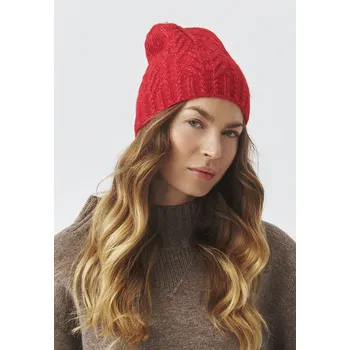 Klobouk Tatuum PLETENÁ DÁMSKÁ ČEPICE S MELANŽOVÝM VZOREM — LIKA