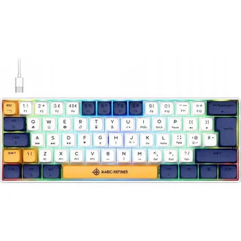 Klávesnice KLAWIATURA MECHANICZNA GAMINGOWA MK21 QWERTY RED SWITCH RGB APEX PRO