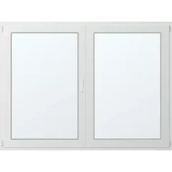 Okno Dvoukřídlé plastové okno levé 210x140