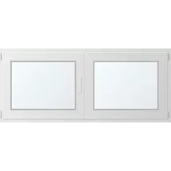 Okno Dvoukřídlé plastové okno levé 170x80