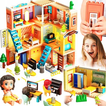 ostatní stavebnice Stavebnice BOUNN sada 243 dílů pro děti od 3 let, plastové