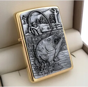 Zapalovač Benzínový Zapalovač Zippo Lion Design