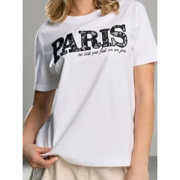 Sinsay - Tričko s potiskem - bílá - 449FG-00X - 449FG-00X-L