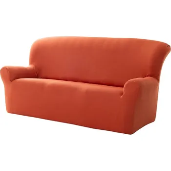 Napínací potah Blancheporte Jednobarevný extra pružný potah na křeslo a pohovku terakota 2 místná pohovka