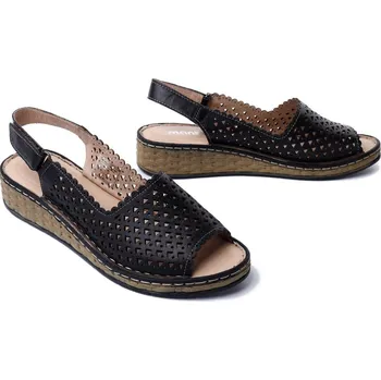 Dámské sandále Kacper Sandále Manitu Barva: černá, Velikost: 40, Pohlaví: Dámské