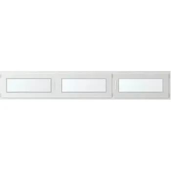 Okno Trojkřídlé plastové okno se štulpem, vpravo otevíravo sklopné 290x60