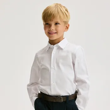 Chlapecké oblečení Reserved - Bavlněná košile - bílá - 867FG-00X - 867FG-00X-134