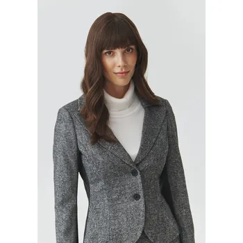 Dámské sako Tatuum DÁMSKÉ PLÁTĚNÉ SAKO S ŽEBROVANOU VSADKOU — COCO