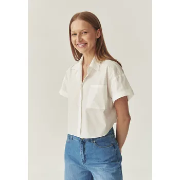 Dámská košile Tatuum BAVLNĚNÁ KOŠILE KRÁTKÉHO STŘIHU – PANAMA