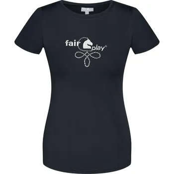 Pánské tričko Fair Play jezdecké tričko z velmi příjemného materiálu MAYA Barva: Černá, Velikost: 42