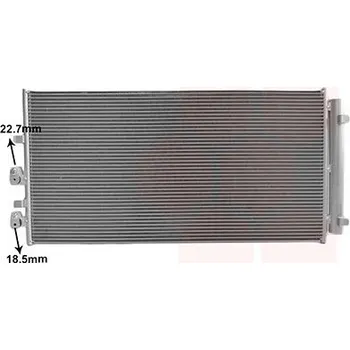Výparník klimatizace Kondenzátor, klimatizace VAN WEZEL 18015720