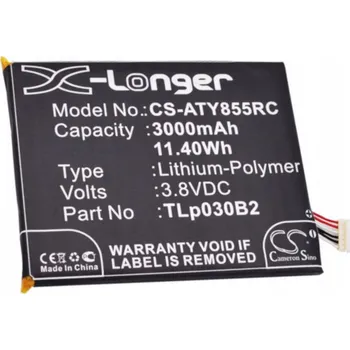 Bezpečnostní kamera Baterie Tlp030B2 pro Alcatel One Touch Link Y855