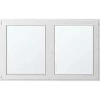 Okno Dvoukřídlé plastové okno pravé 210x130