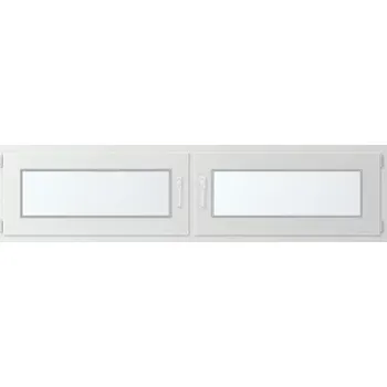 Okno Dvoukřídlé plastové okno se sloupkem 200x60