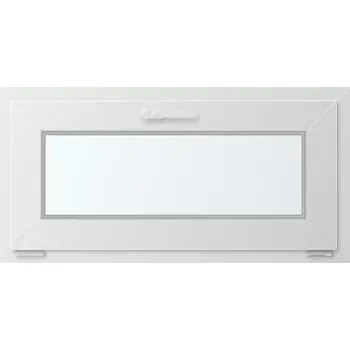 Okno Jednokřídlé plastové sklopné okno 88x57