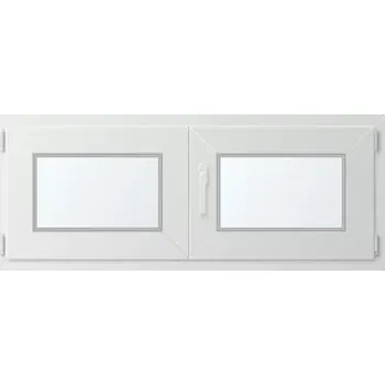 Okno Dvoukřídlé plastové okno pravé 120x60