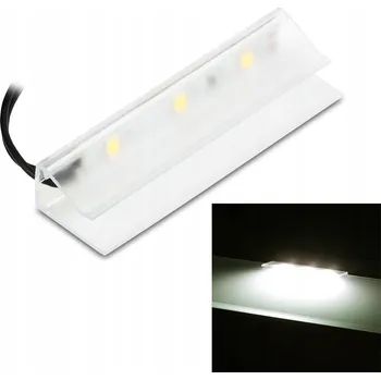 LED osvětlení LED KLIP PRO PODSVÍCENÍ SKLENĚNÉ POLICE, NEUTRÁLNÍ BÍLÁ (DENNÍ) BARVA SVĚTLA 4000K