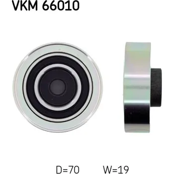 Vratna/vodici kladka, klinovy zebrovy remen, VKM 66010