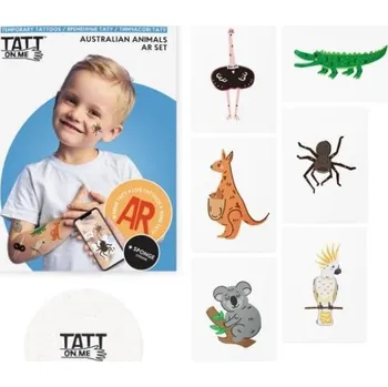 Tetování TATTonMe Živé tetovačky pro děti Australská zvířata