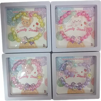 Náramek Náramek pro dívky GAZELO - barevné korálky, ozdobný šperk