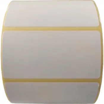 Samolepící etiketa ŠTÍTKY POLOLESKLÉ 58X80MM 500 KS NÁVIN 40MM PRO TERMOTRANSFÉROVOU TISKÁRNU