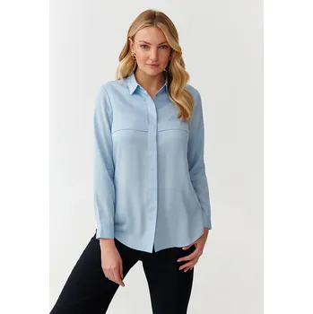 Dámská košile Tatuum DÁMSKÁ PLÁTĚNÁ KOŠILE S OZDOBNOU NÁPRSNÍ ČÁSTÍ - KOROTA
