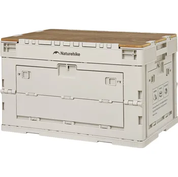 Úložný box Naturehike skladovací box s deskou 52l - krémový